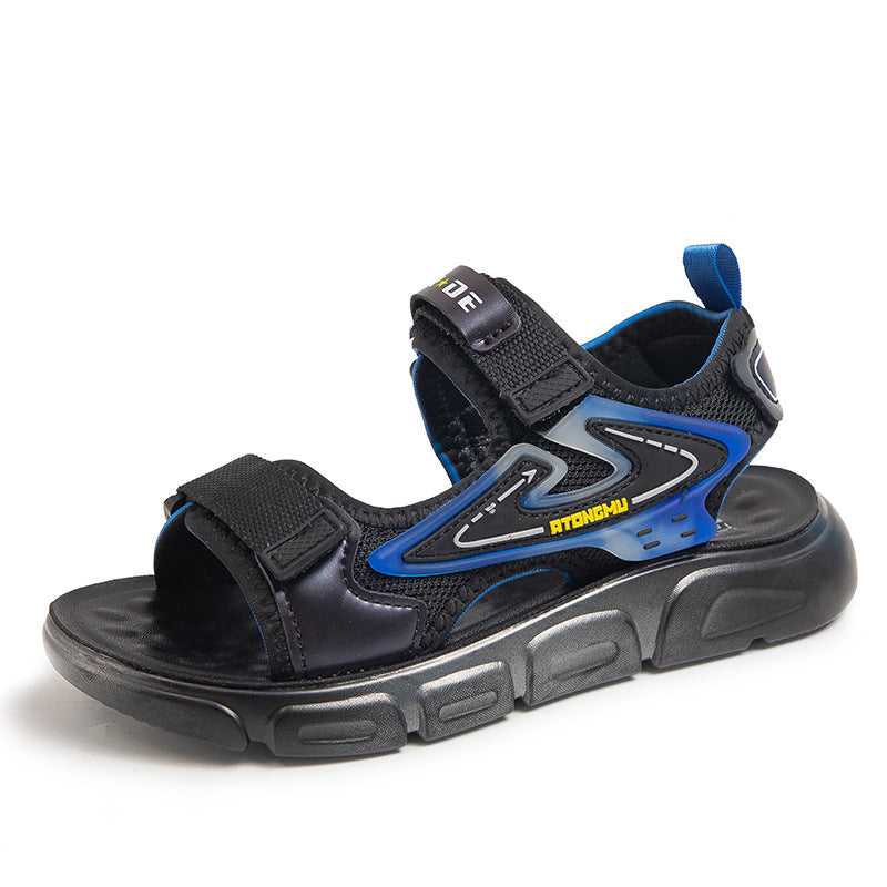 Summer new children's sandals soft-soled students running classmates trendy boys handsome polyurethane beach shoes