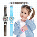 Kids' cartoon sanrio kuromi luminous electronic watch - girls' digital & analog quartz watch for elementary and middle school students