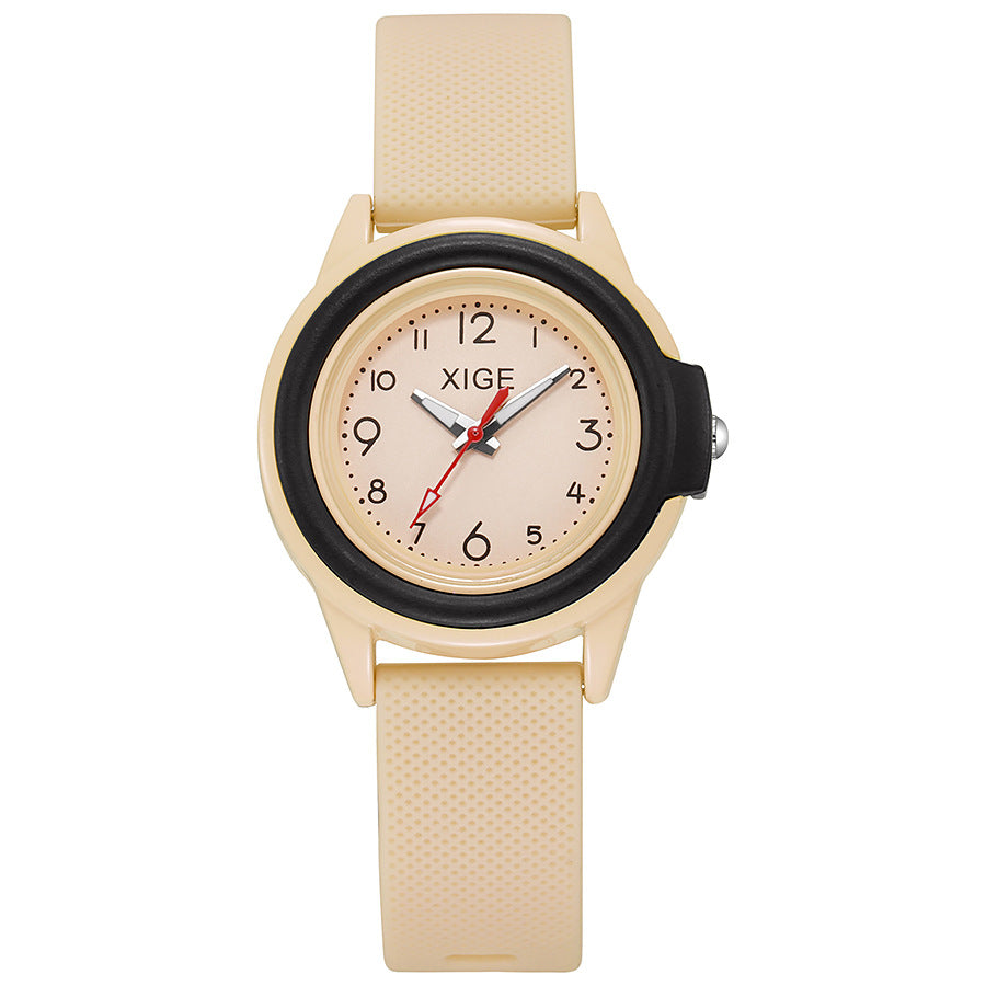 New minimalist digital exam-specific student watch, candy color couple's niche waterproof quartz watch, women's watch wholesale