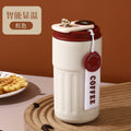 Smart coffee mug - 316 stainless steel, stylish design, car-friendly vacuum insulated thickened thermos, portable travel mug for students