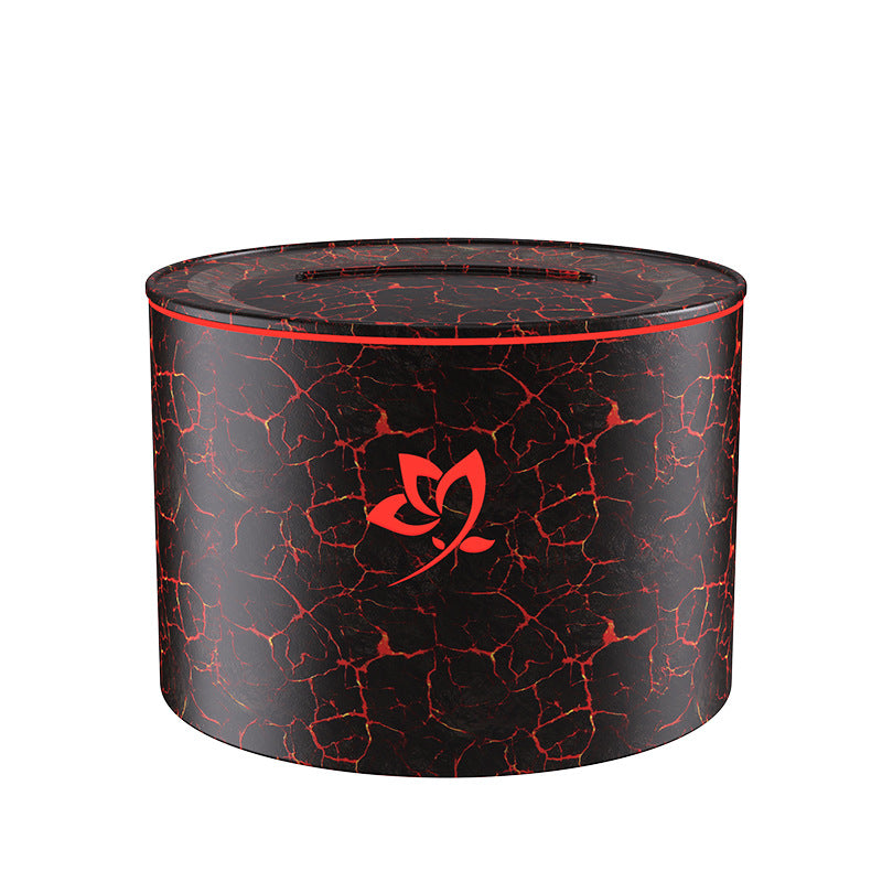 new humidifier, colorful simulated flame aroma diffuser, home hotel desktop usb air humidifier