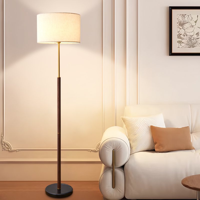 Accessible luxury floor lamp living room sofa modern casual bedroom bedside lamp atmosphere american retro standing floor lamp