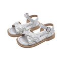 Vancahao girls' pearl & floral princess sandals -  summer new arrivals: stylish soft-soled beach sandals for kids