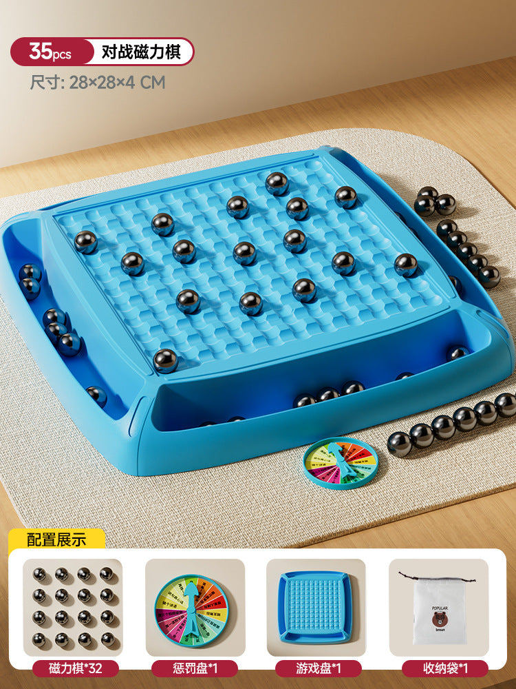 Magnetic battle chess: a fun and educational tabletop game for kids - develop focus, strengthen family bonds, and boost cognitive skills!