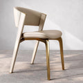 Italian minimalist home chair, modern light luxury 2025 new designer desk chair, villa hotel restaurant dining chair