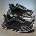 2025 winter men's trendy casual shoes: versatile, breathable mesh, fashionable soft sole, lightweight korean style running sneakers