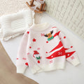 Kids' sweater girl christmas red new year's outfit stylish thickened baby warm clothes  new boys' chinese new year apparel