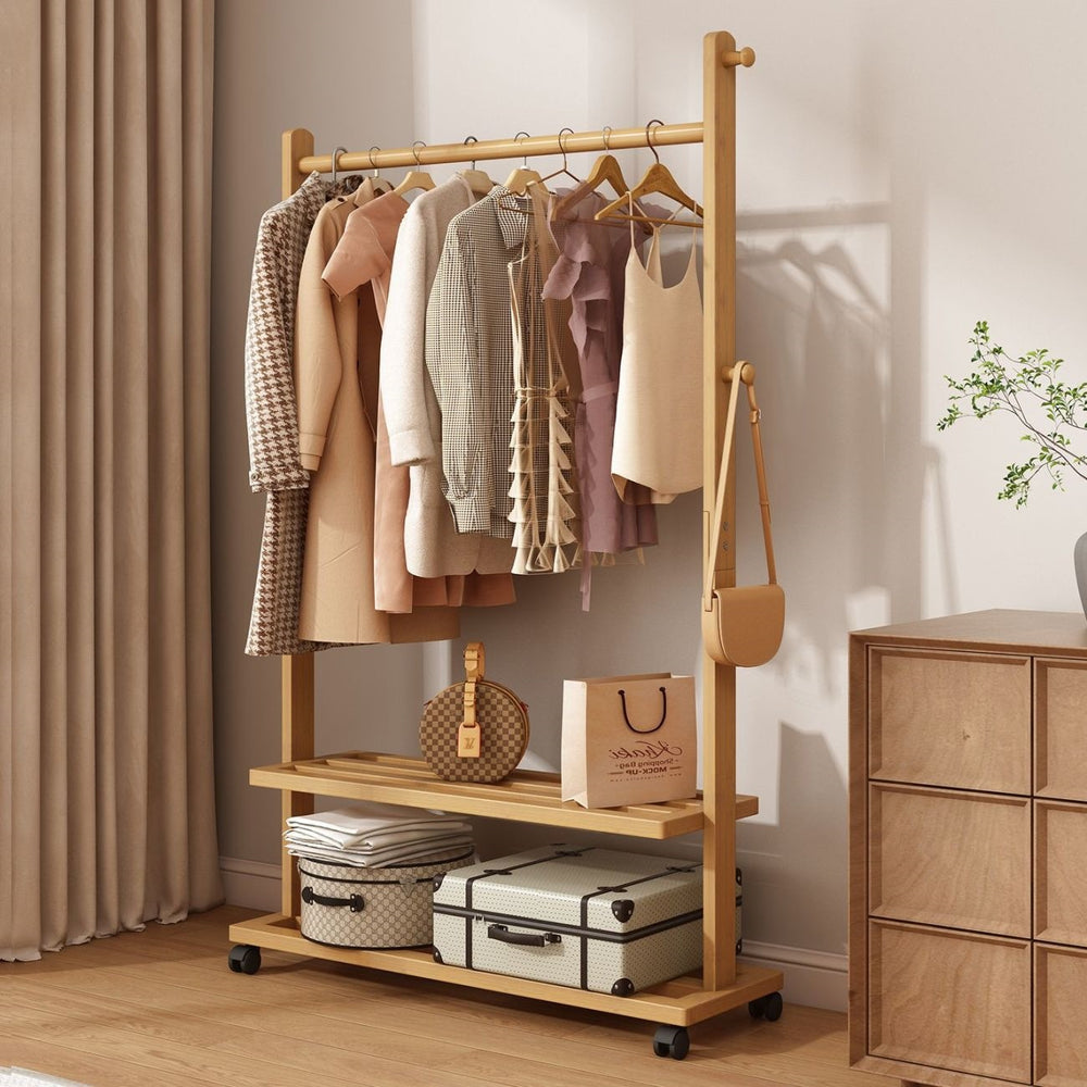 Coat rack floor-standing clothes rack for home clothes drying rack simple bedroom clothes storage rack room living room indoor