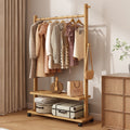 Coat rack floor-standing clothes rack for home clothes drying rack simple bedroom clothes storage rack room living room indoor