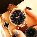 3906-starry sky dial-brown strap