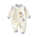 Babylon class a split heattech jumpsuit fall and winter boneless khaki newborn quilted romper kids jumpsuit