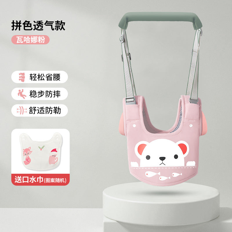 Factory direct: baby walking harness - dual-use safety belt & anti-fall leash for toddlers