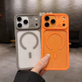 Highly permeable magnetic suction instantly turns into 17 large windows for heat dissipation, suitable for iphone 17pro anti-fall mobile phone case, apple 16 creative case