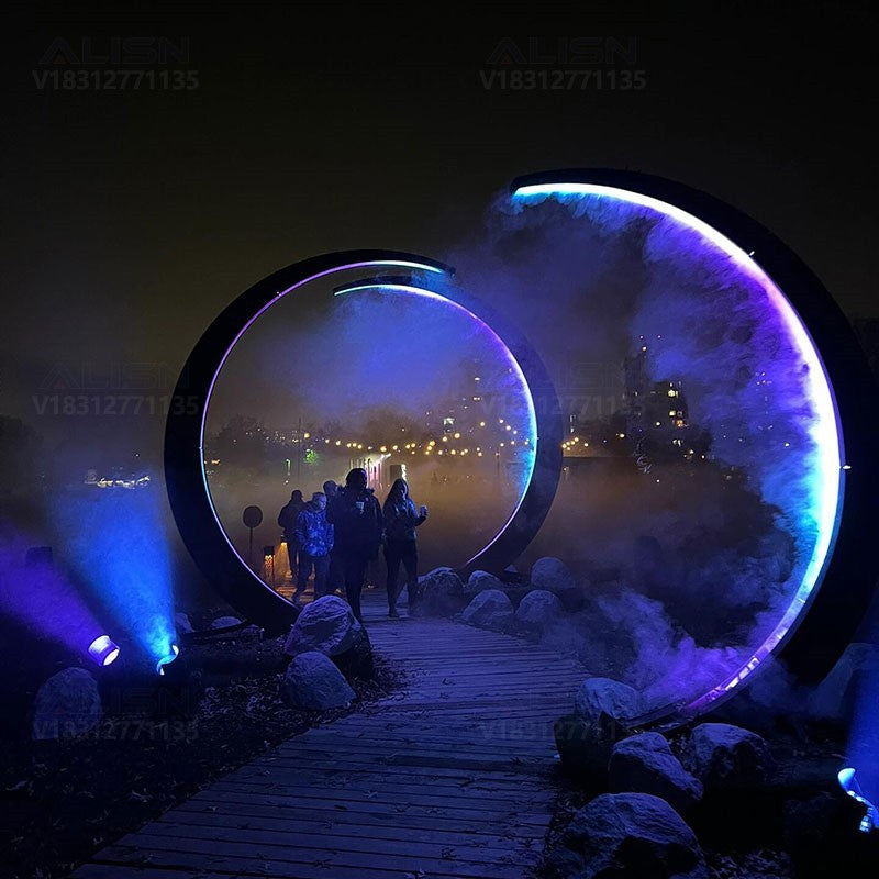 Cultural Tourism Night Tour Landscape Lights Meichen Installation Space Art Park Scenic Area Outdoor Internet celebrity lawn lighting installation