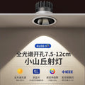 Full spectrum anti-glare spotlight led embedded ceiling light without main downlight living room ceiling opening 8/9/10/12cm