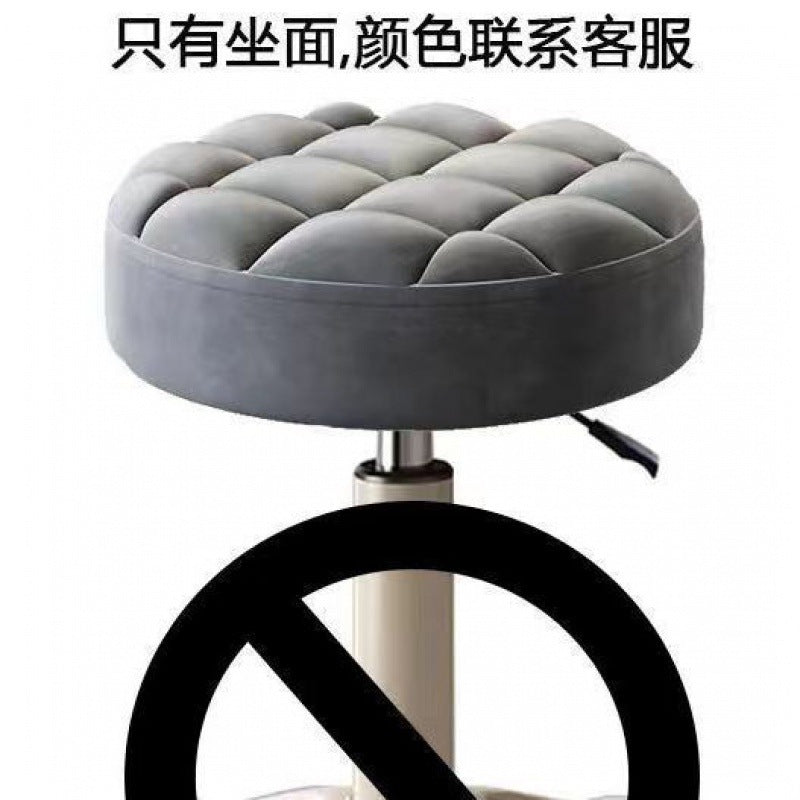 Adjustable height makeup stool - trending vanity stool for home, live streaming, and nail art