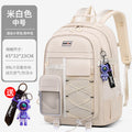 2026 new elementary and middle school boys' lightweight backpack - ergonomic, spine-supporting design for students - high school girls' large capacity, ultra-lightweight backpack