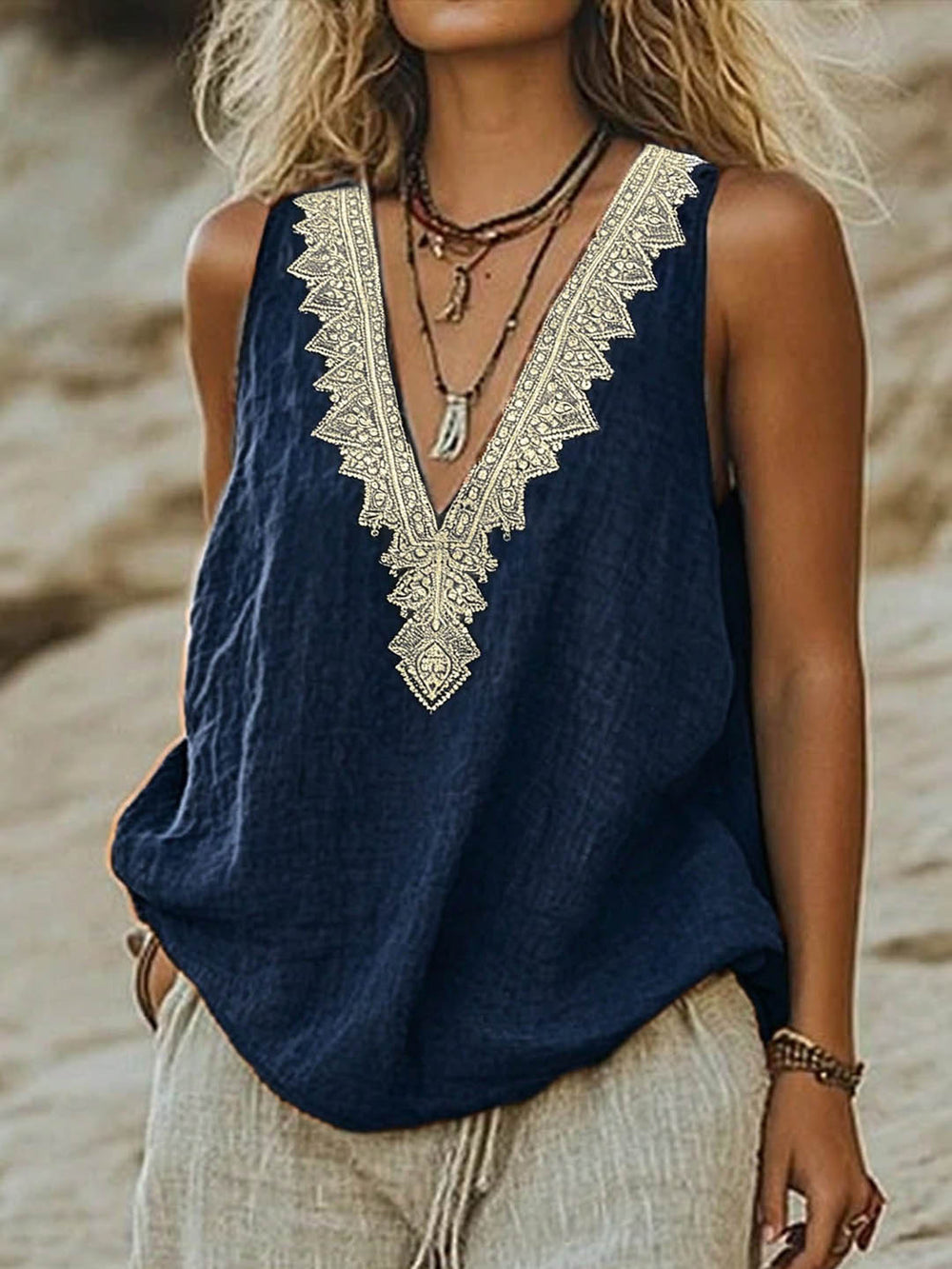 european and american style women's summer new arrival wide shoulder tank top - women's deep v-neck bestselling inner layer top