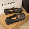 2026 spring/summer new french retro low-cut flats - women's commute & casual wear, non-slip fashion loafers