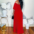 European station  autumn new women's camisole off-the-shoulder bodycon backless sexy slit dress