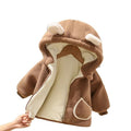 Kids' fleece-lined outerwear: new  collection for boys and girls - lambswool cotton-padded jackets, thickened autumn/winter styles, trendy fuzzy outerwear for babies