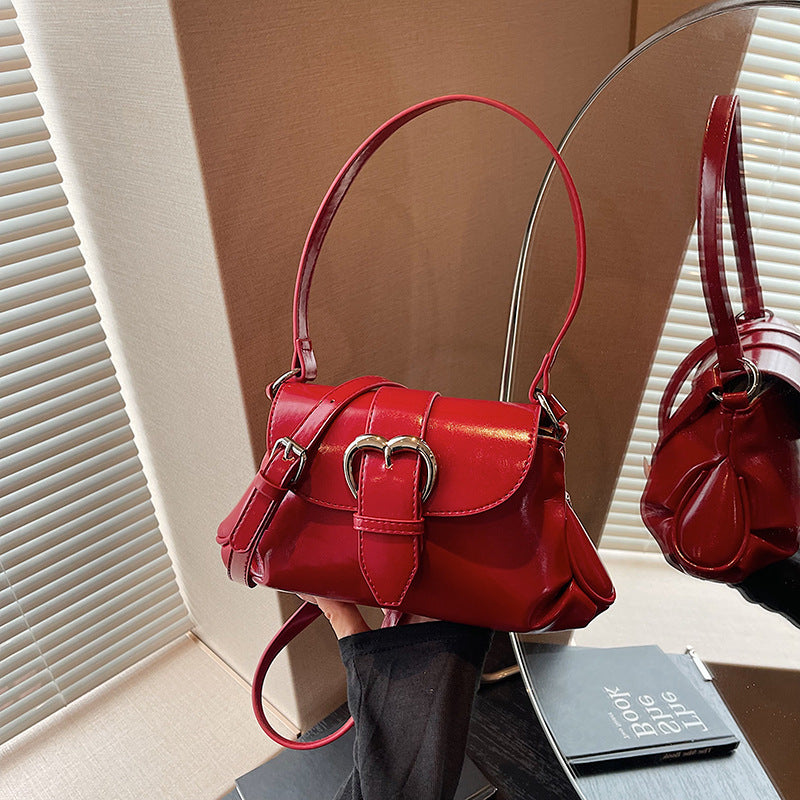 Foreign trade advanced sense handbag women's 2025 new fashionable exquisite shoulder underarm bag commuter messenger bag