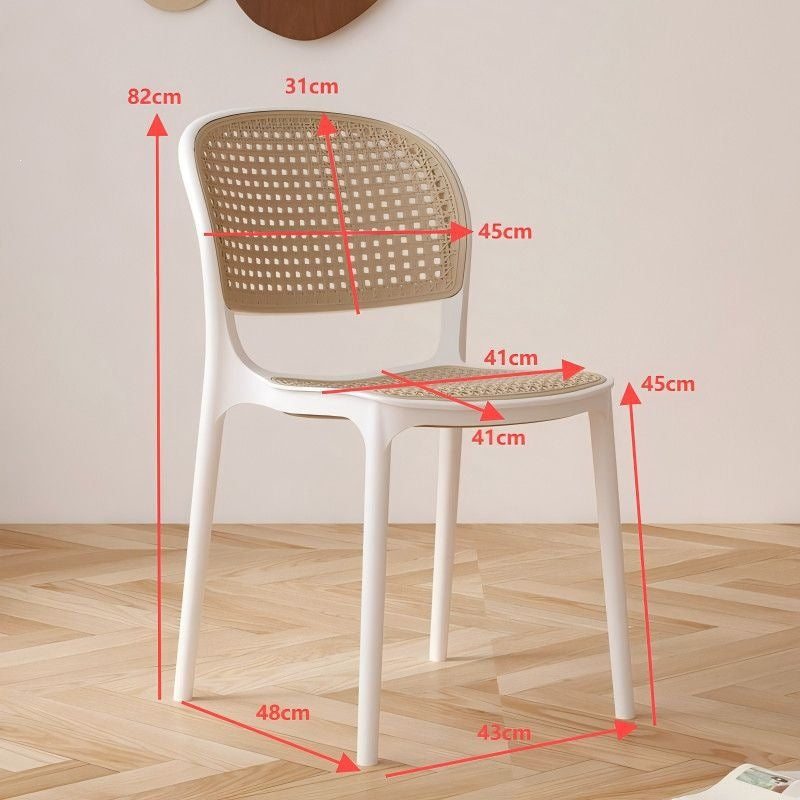 Household dining chairs, commercial dining tables and chairs, plastic rattan chairs, office chairs, antique rattan chairs, backrest chairs, breathable outdoor stools