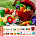 Kids' fruit cutting playset - peel, slice, and chew! early education toy for babies - realistic simulation to enhance cognitive skills