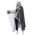 Lazy pullover pajamas, heattech clothing, cashmere tv blanket, hugging hoodie, cold-proof heattech nightgown, cloak, cloak