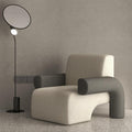 Nordic light luxury single sofa small apartment designer creative living room balcony lazy popular cashmere sofa chair