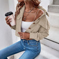 Women's fashion casual commute cropped jacket