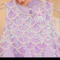 Girls' summer mermaid dress  new style little girl baby sequin skirt kids chic princess dress