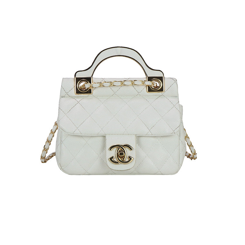 Diamond quilted chain bag - new 2025 fashionable & trendy shoulder/crossbody handbag for women