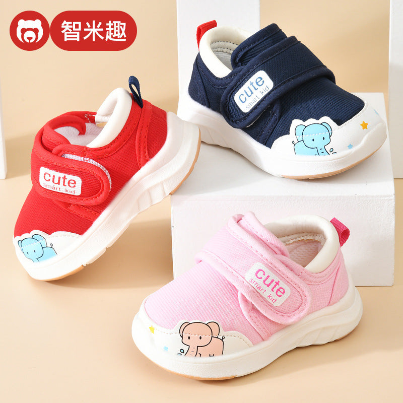 Baby spring/autumn shoes, newborn infant shoes,  new walking shoes, baby shoes, one-year-old boy and girl infant cloth shoes