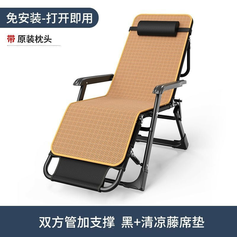 Recliner, folding chair, nap chair, nap folding bed, casual backrest, lazy sofa, for home balcony, portable chair