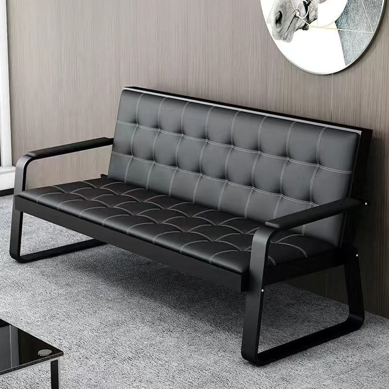 Reception sofa and coffee table set - minimalist style for waiting areas, lounges, and office spaces