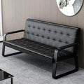 Reception sofa and coffee table set - minimalist style for waiting areas, lounges, and office spaces