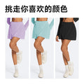 New arrivalfashion breathable high elastic tennis skirt casual fitness fitness yoga skirt fake two-piece sports skirt women