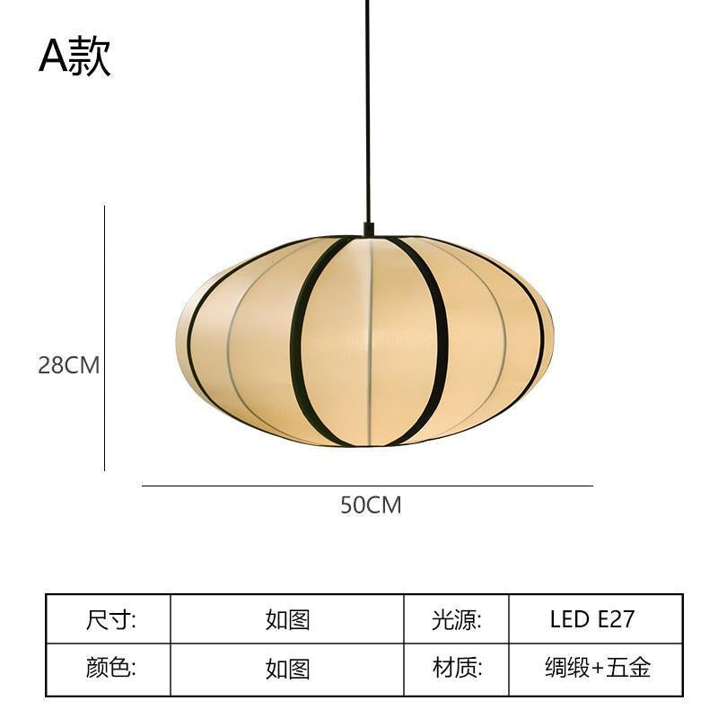 Vintage restaurant chandelier Japanese retro bedroom tea room lamp B & B new living room medieval lantern lamp