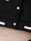 autumn cross-border exclusive: embroidered letter patchwork baseball jacket + casual pants two-piece set for infants and toddlers