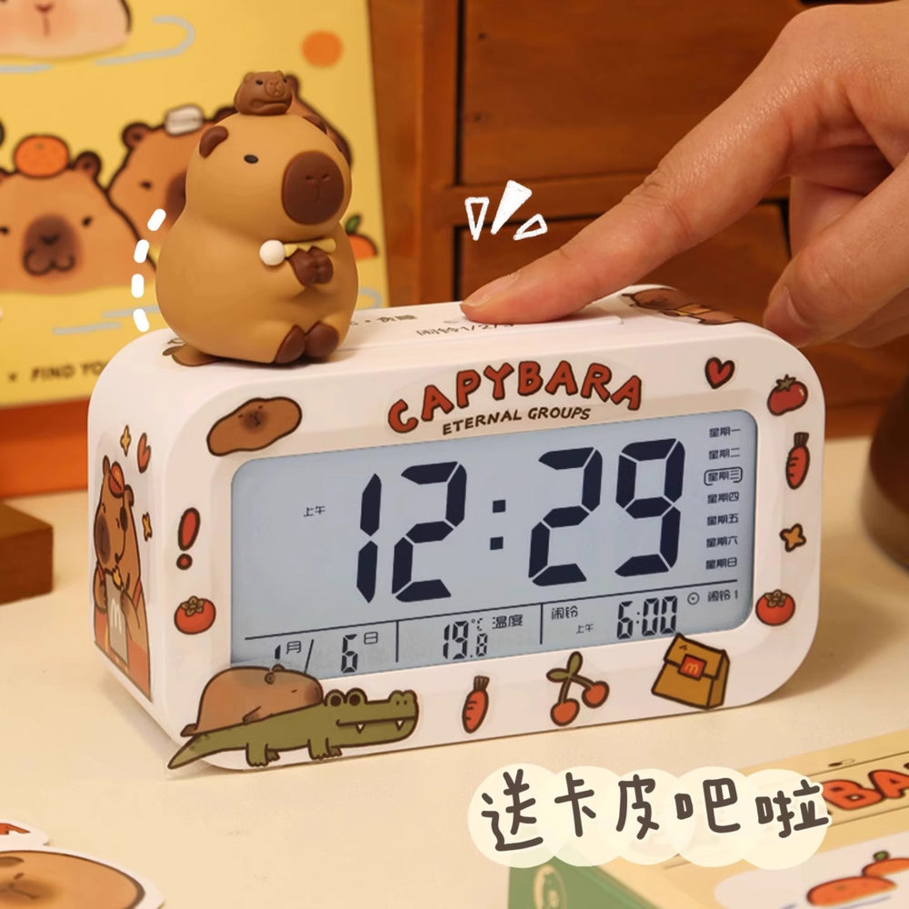 Alarm clock - student bedroom essential: wake-up wonder, desktop clock, creative smart digital hour clock for middle school students and kids