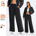 new women's athletic pants set: loose-fit training & fitness outfit, quick-dry tennis wear, running, casual yoga pants