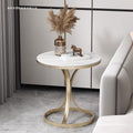 Accessible luxury sofa side table small coffee table slate small table living room bedside table popularcasual balcony tea small round table