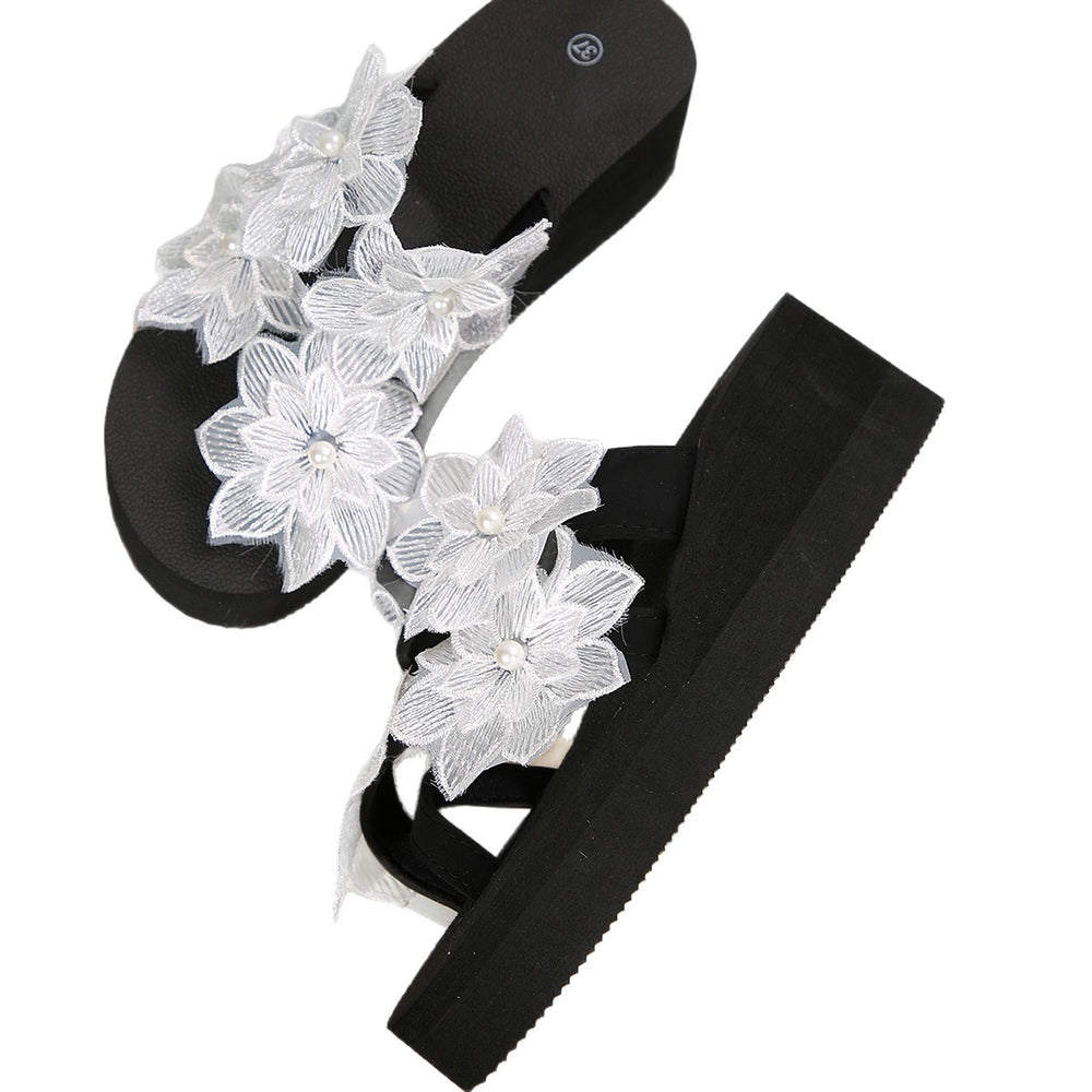 plus size toe slippers for women 2025 summer fashion style temu popular lightweight outwear flower sandals for women
