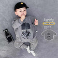 Infant spring autum cartoon fashion one-piece jumpsuit baby boy fashion newborn triangle outing romper suit