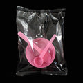 Independent packaging: pink (10ml flat spoon + small bowl + small stick)