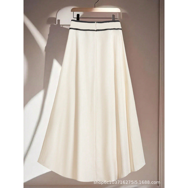 Xibo women's clothing  summer new arrival: popular, high-end, and designer long dress - spring collection, high-waisted, slimming, white