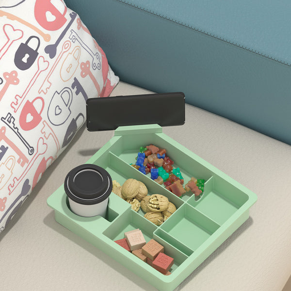 Silicone sofa cup holder tray Thickened sofa cup holder Desktop storage box Table setting Snack remote control Organizing box