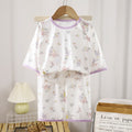 Comfortable tianzhu cottonkids home clothes suitsummernew arrivalboys pajamasgirls air conditioning clothes baby summer style children