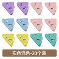 Triangle clip stationery test paper storage handy gadget data paper clip student book clip office supplies data file